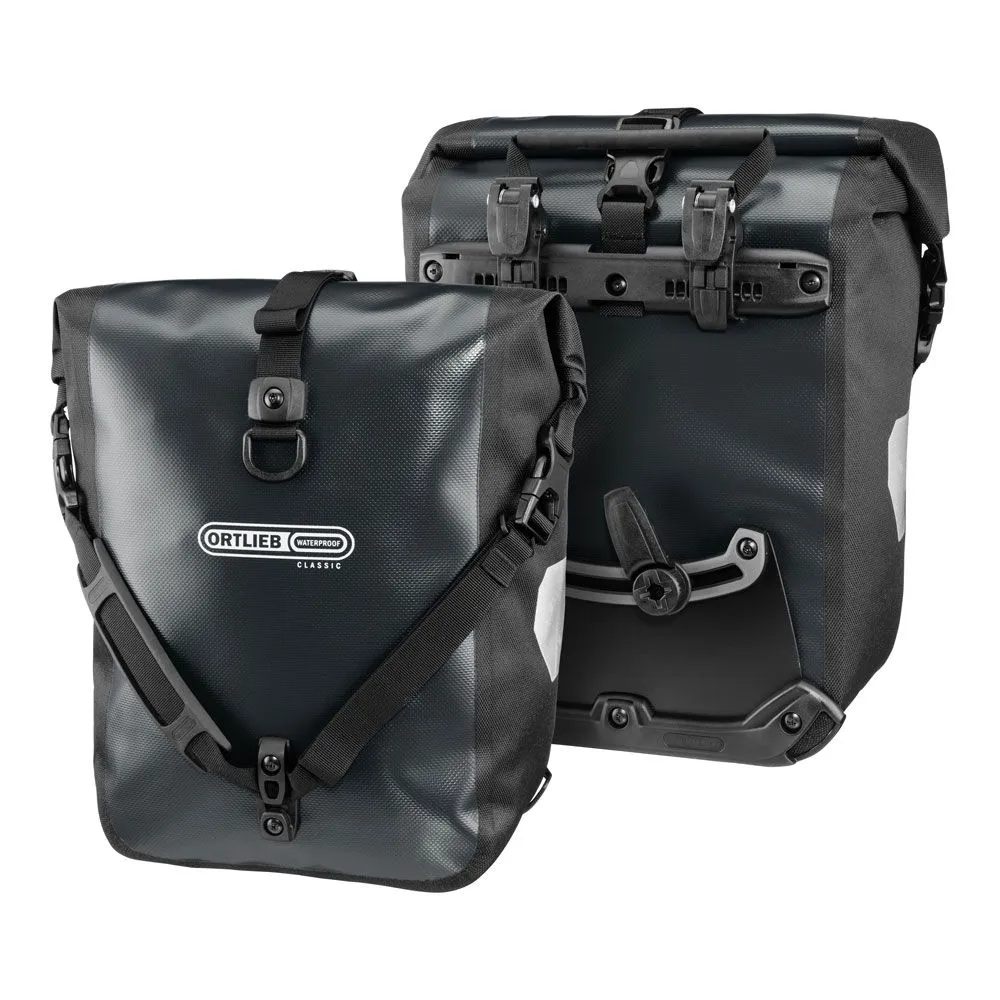 uPRISE Bikes Ortlieb Sport Roller Classic QL2.1 Pannier Bags - 25 Litre - Asphalt | Price match, 365 day return s, 18-Month Warranty, Finance Available & Free UK Delivery