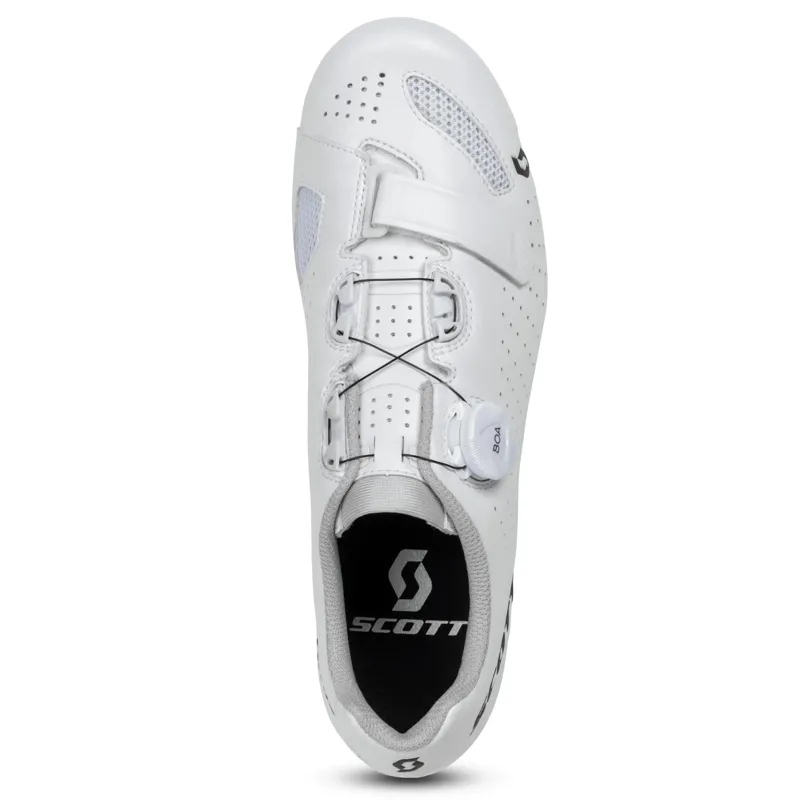Scott Comp Boa Road Shoes - White/Black -4
