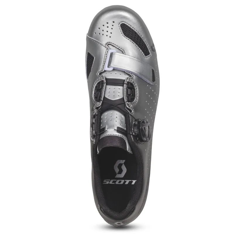 Scott Comp Boa Road Shoes - Black Fade/Metallic Silver-4