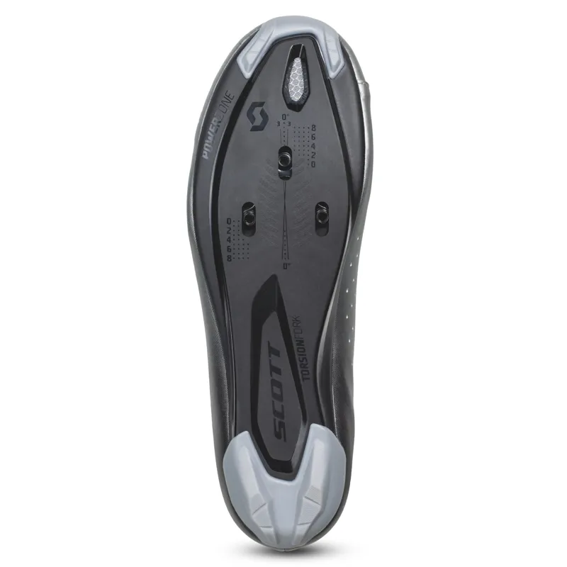 Scott Comp Boa Road Shoes - Black Fade/Metallic Silver-5