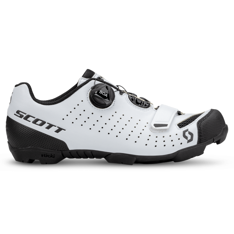 Scott Comp Boa Women's MTB Shoes - White/Black-2