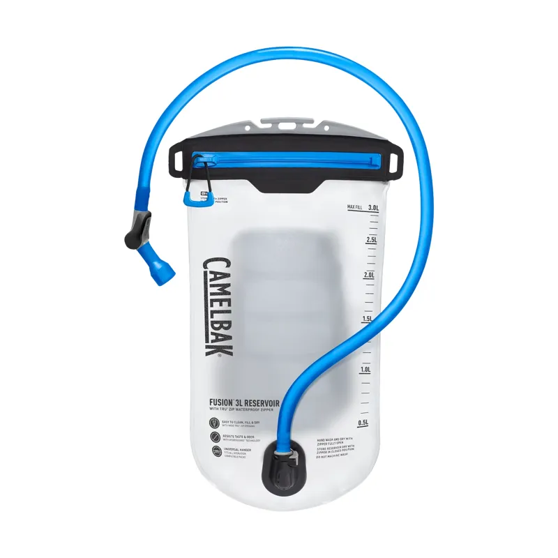 Camelbak Fusion 3 Litre Reservoir with TRU Zip Waterproof Zipper - Clear