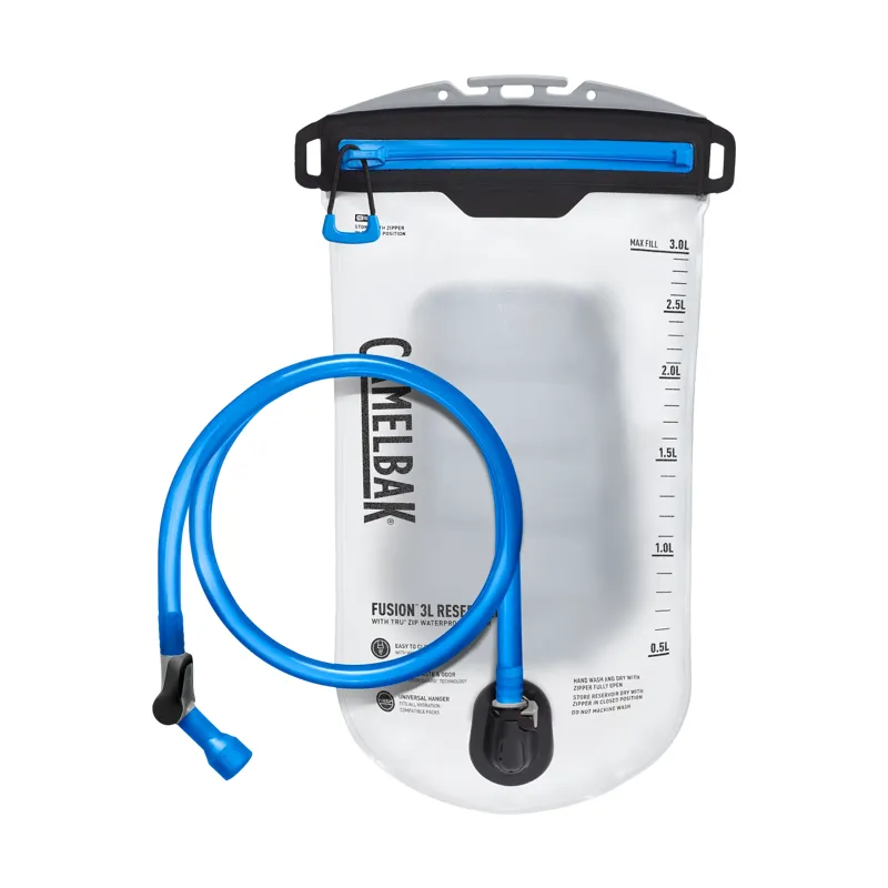 Camelbak Fusion 3 Litre Reservoir with TRU Zip Waterproof Zipper - Clear-2
