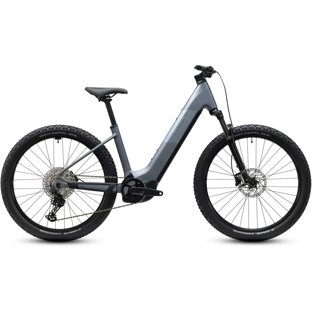 uPRISE Bikes Cube Reaction Hybrid Performance 720wh Easy Entry 2027 Electric MTB - Ashgrey | Price match, 365 day returns, 18-Month Warranty, Finance Available & Free UK Delivery