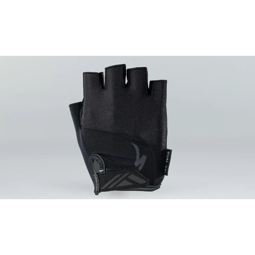 uPRISE Bikes Specialized Body Geometry Dual-Gel Short Finger Gloves - Black | Price match, 365 day returns, 18-Month Warranty, Finance Available & Free UK Delivery