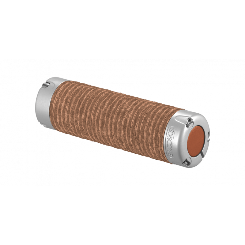 Brooks Plump Leather Grips - Honey-1