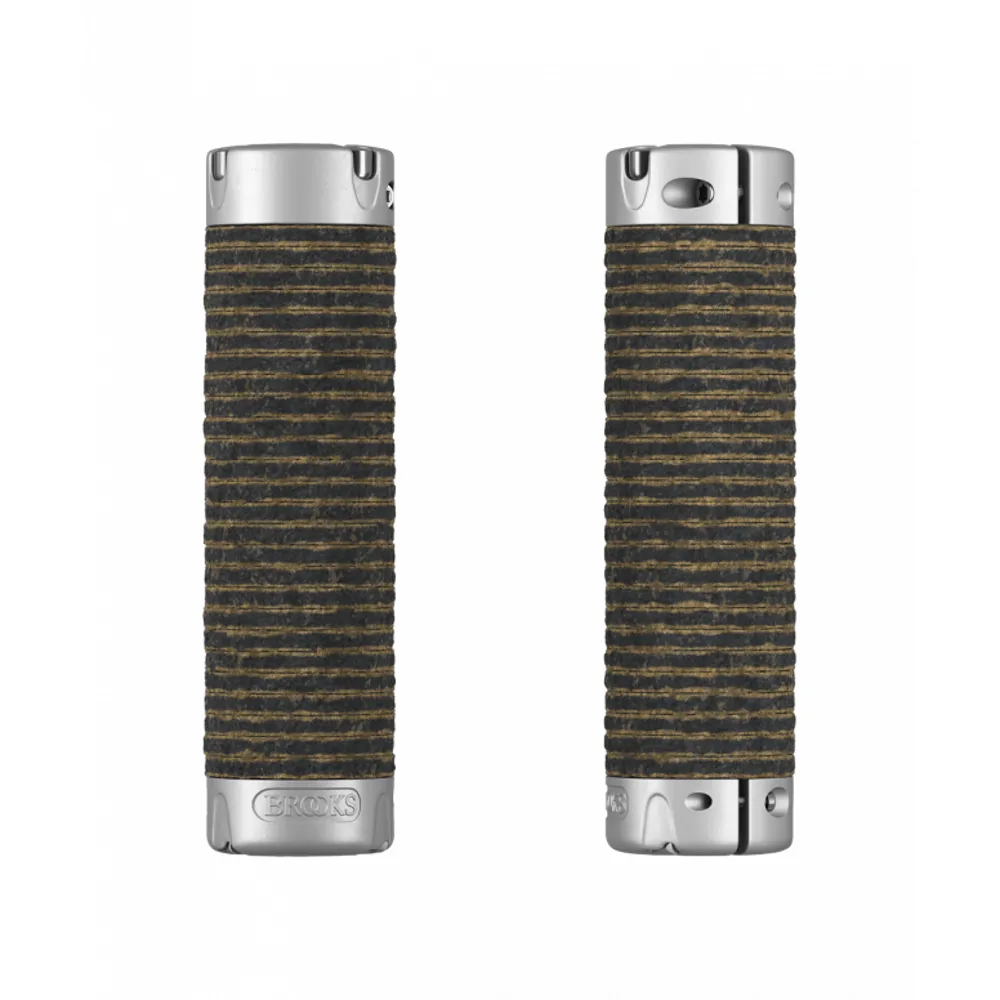 uPRISE Bikes Brooks Plump Leather Grips - Black | Price match, 365 day return s, 18-Month Warranty, Finance Available & Free UK Delivery