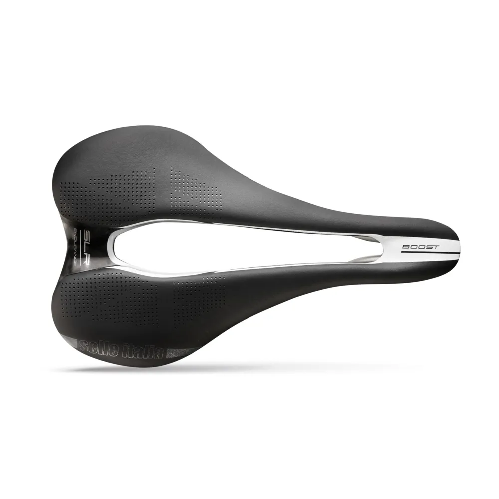 uPRISE Bikes Selle Italia SLR Boost Endurance TI316 Superflow Road Saddle - Black | Price match, 365 day returns, 18-Month Warranty, Finance Available & Free UK Delivery