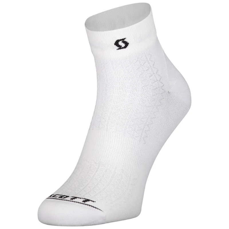 Scott Performance Quarter Socks - White/Black