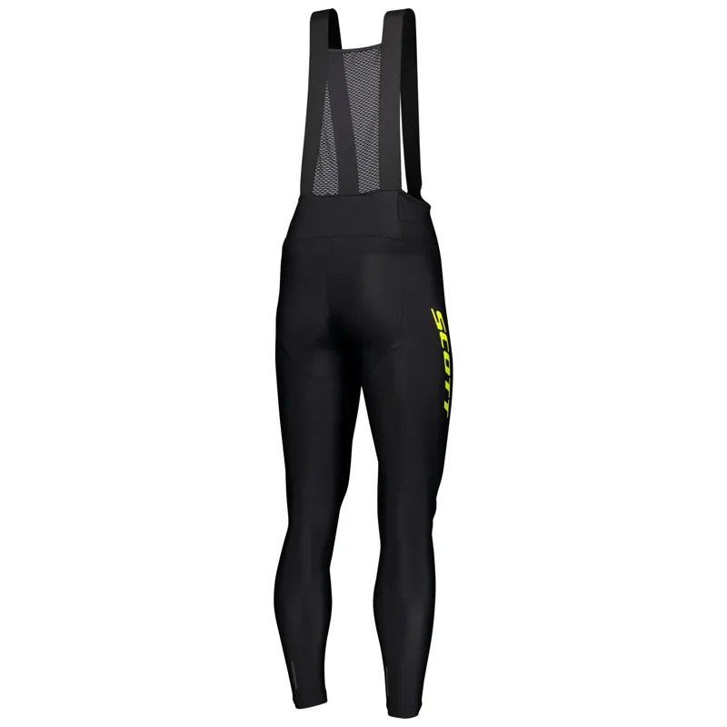Scott RC Pro Bib Tights without Pad - Black/Sulphur Yellow-1