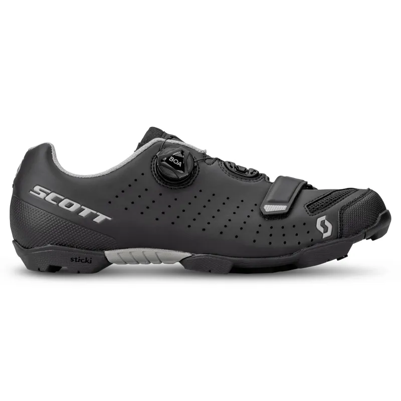 Scott Comp Boa MTB Shoes - Matt Black/Silver-2