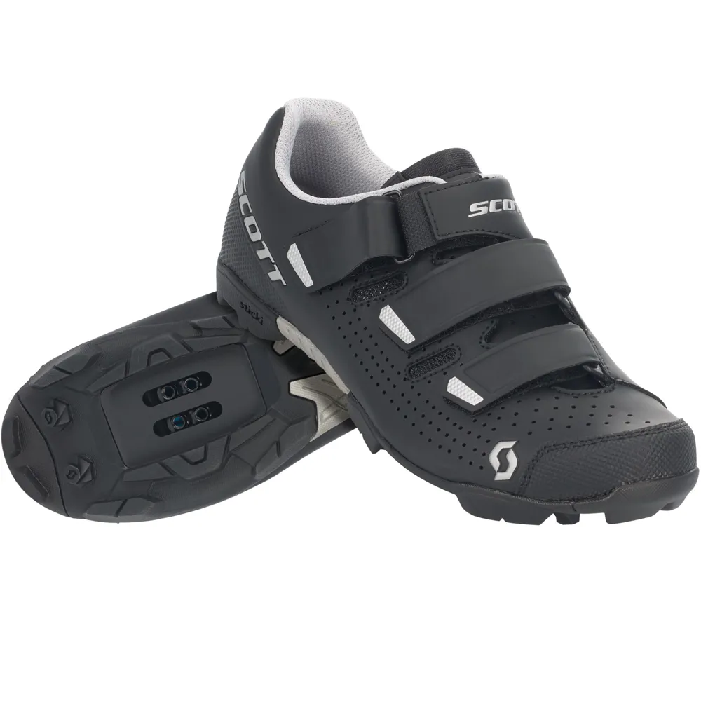 uPRISE Bikes Scott Comp RS Womens MTB Shoes - Black/Silver | Price match, 365 day return s, 18-Month Warranty, Finance Available & Free UK Delivery