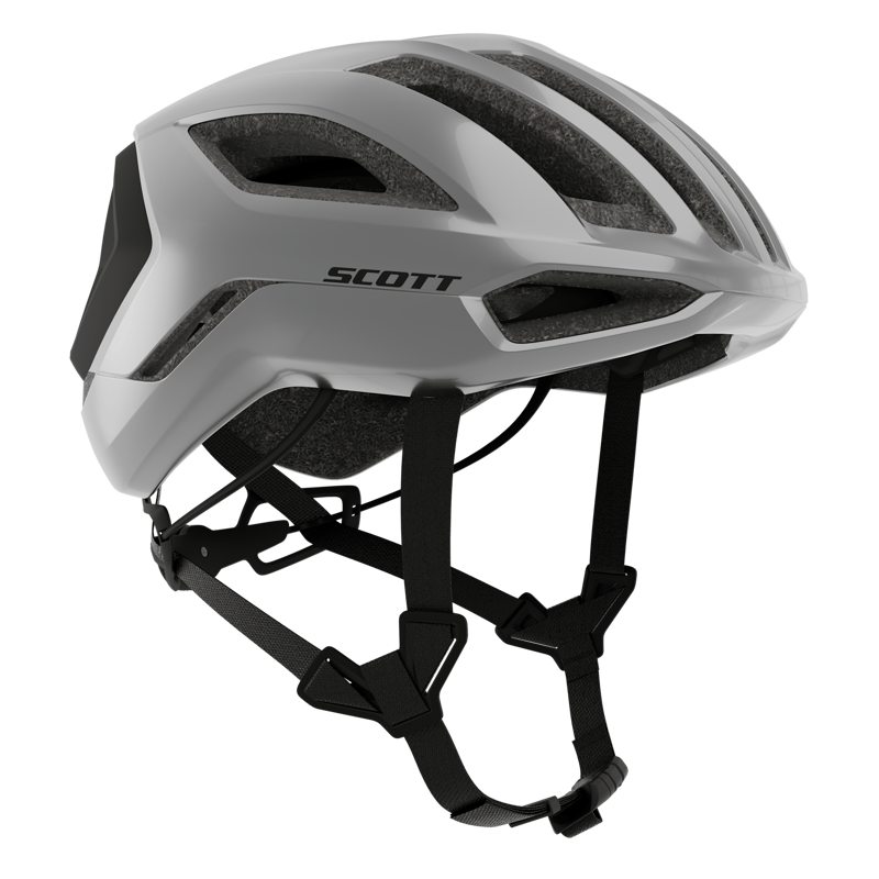 Scott Centric Plus Mips Road Bike Helmet - Chrome Silver