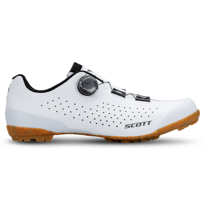 Scott Gravel Pro Men's Gravel Road Shoes - White/Black-2
