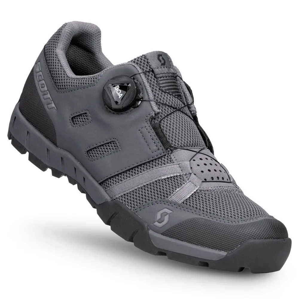 uPRISE Bikes Scott Sport Crus-R Boa MTB Shoes - Dark Grey/Black | Price match, 365 day return s, 18-Month Warranty, Finance Available & Free UK Delivery