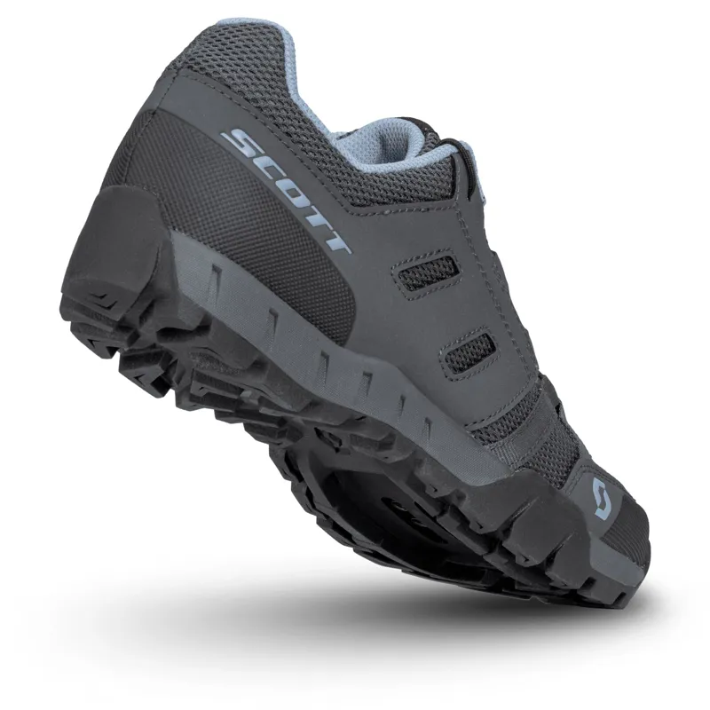 Scott Sport Crus-R Women's MTB Shoes - Dark Grey/Light Blue-1