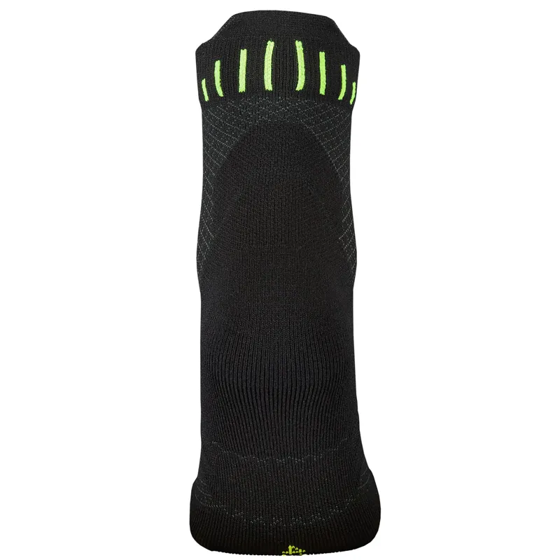Scott RC Running Quarter Socks - Black/Safety Yellow-1