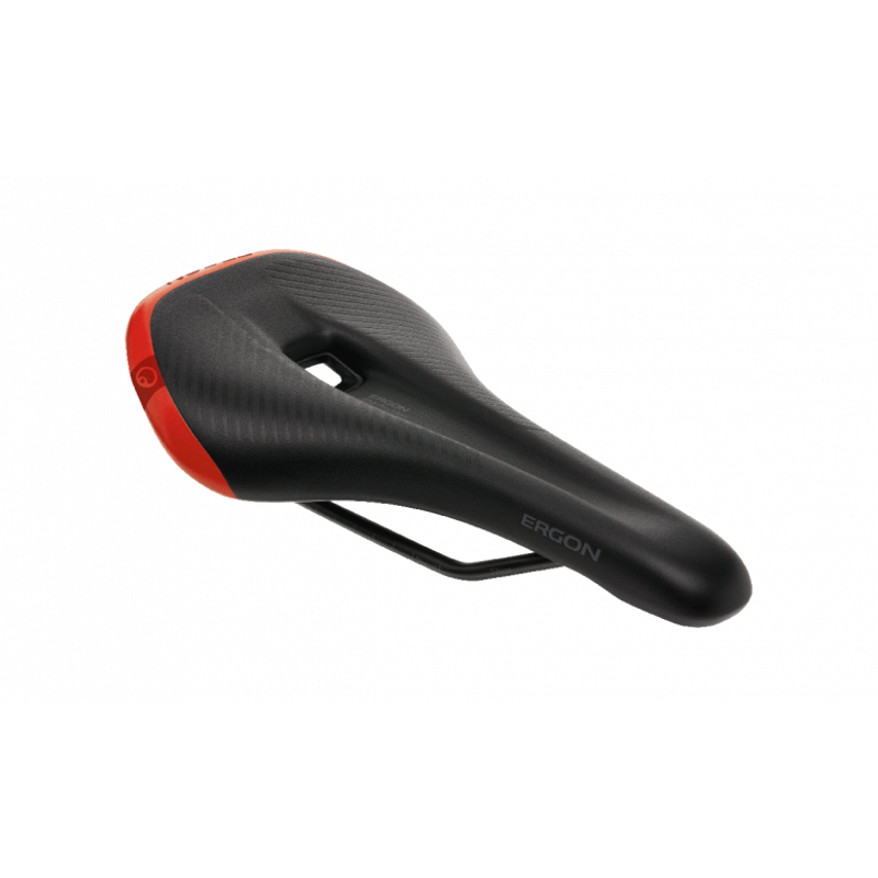 Ergon SM Pro Men's Saddle - Black/Red