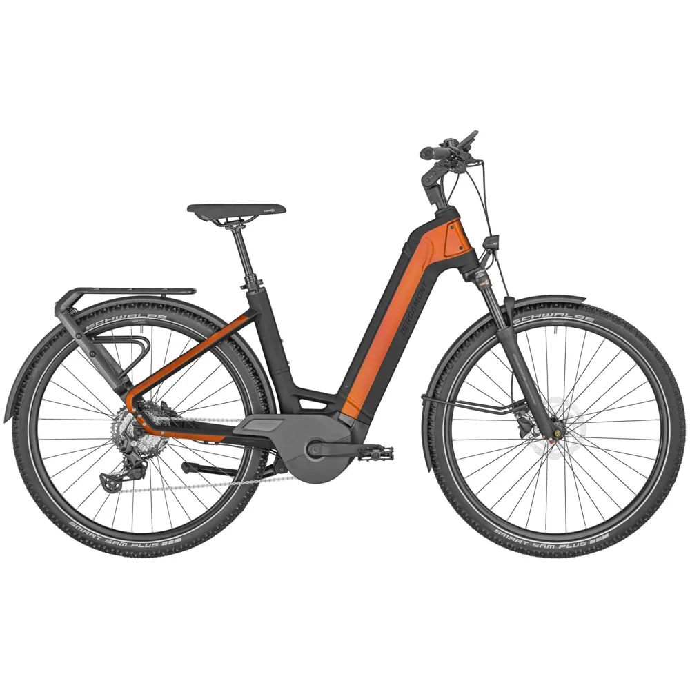 uPRISE Bikes Bergamont E-Ville SUV Tour 2025 Electric Hybrid Bike - Dirty Orange | Price match, 365 day return s, 18-Month Warranty, Finance Available & Free UK Delivery