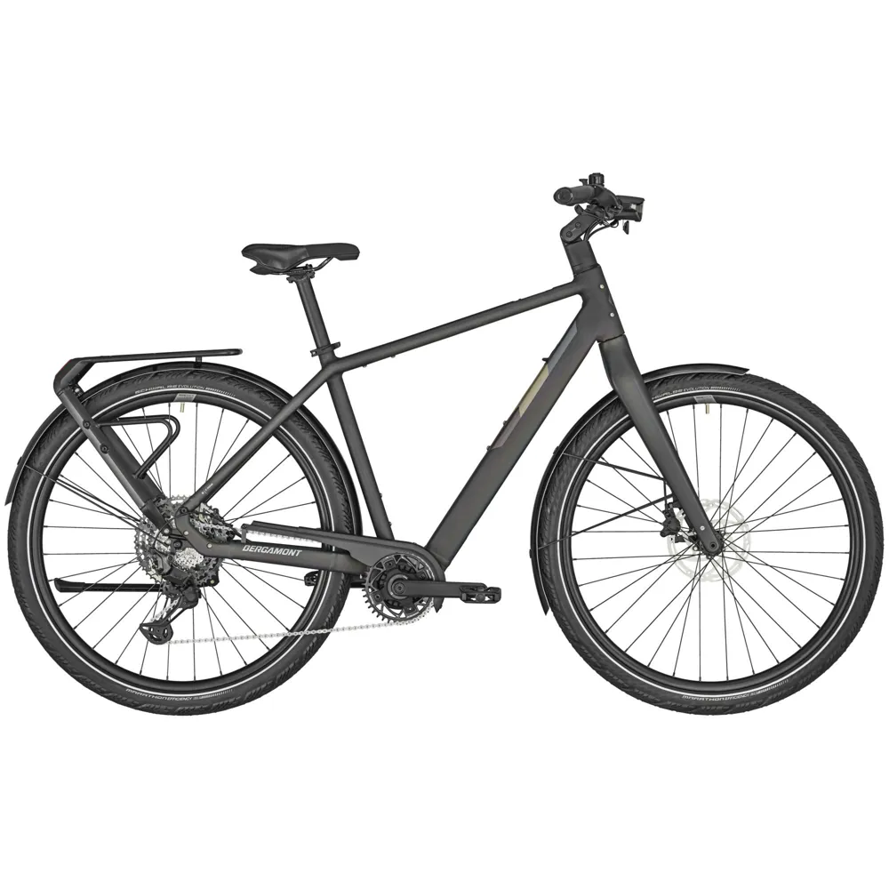 uPRISE Bikes Bergamont E-Vitess Elite Gent 2025 Electric Hybrid Bike -Rainbow Black | Price match, 365 day return s, 18-Month Warranty, Finance Available & Free UK Delivery