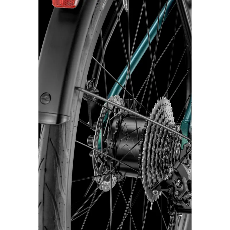 Bergamont E-Sweep Tour 2025 Electric Hybrid Bike - Matt Dark Green-2