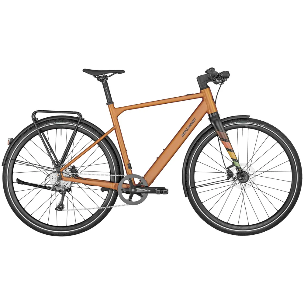 uPRISE Bikes Bergamont E-Sweep Sport 2025 Electric Hybrid Bike - Rusty Orange | Price match, 365 day return s, 18-Month Warranty, Finance Available & Free UK Delivery