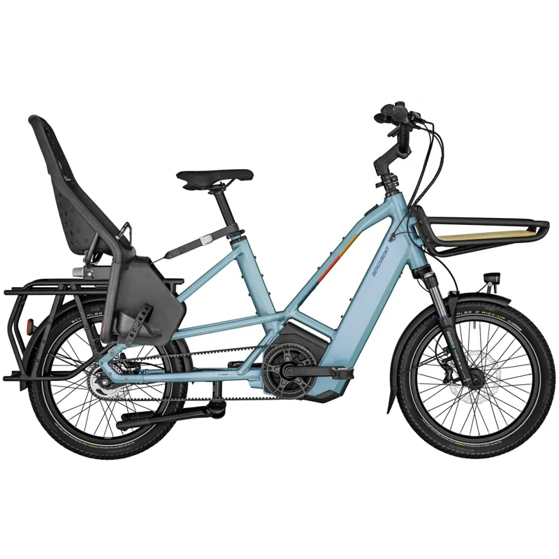 Bergamont Hans-E LT 2025 Electric Hybrid Bike - Shiny Glazy Blue-3
