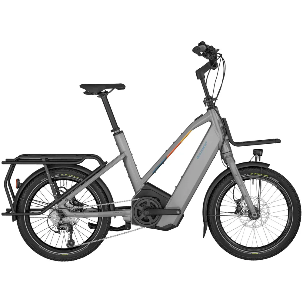 uPRISE Bikes Bergamont Hans- E 2024 Electric Hybrid Bike - Shiny Mortar Grey | Price match, 365 day return s, 18-Month Warranty, Finance Available & Free UK Delivery