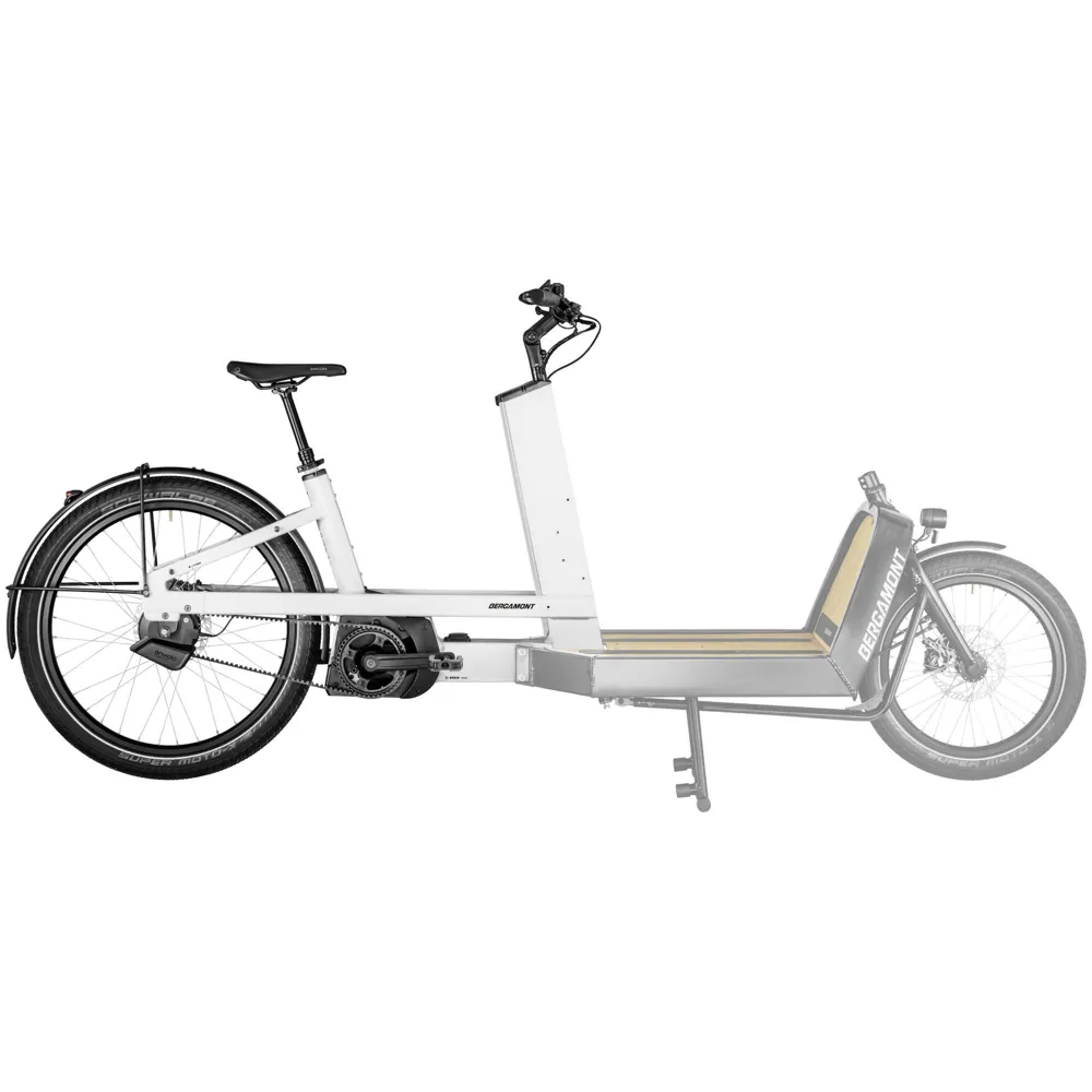 uPRISE Bikes Bergamont E-Cargoville LJ Elite 2025 Electric Cargo Bike - shiny white | Price match, 365 day return s, 18-Month Warranty, Finance Available & Free UK Delivery