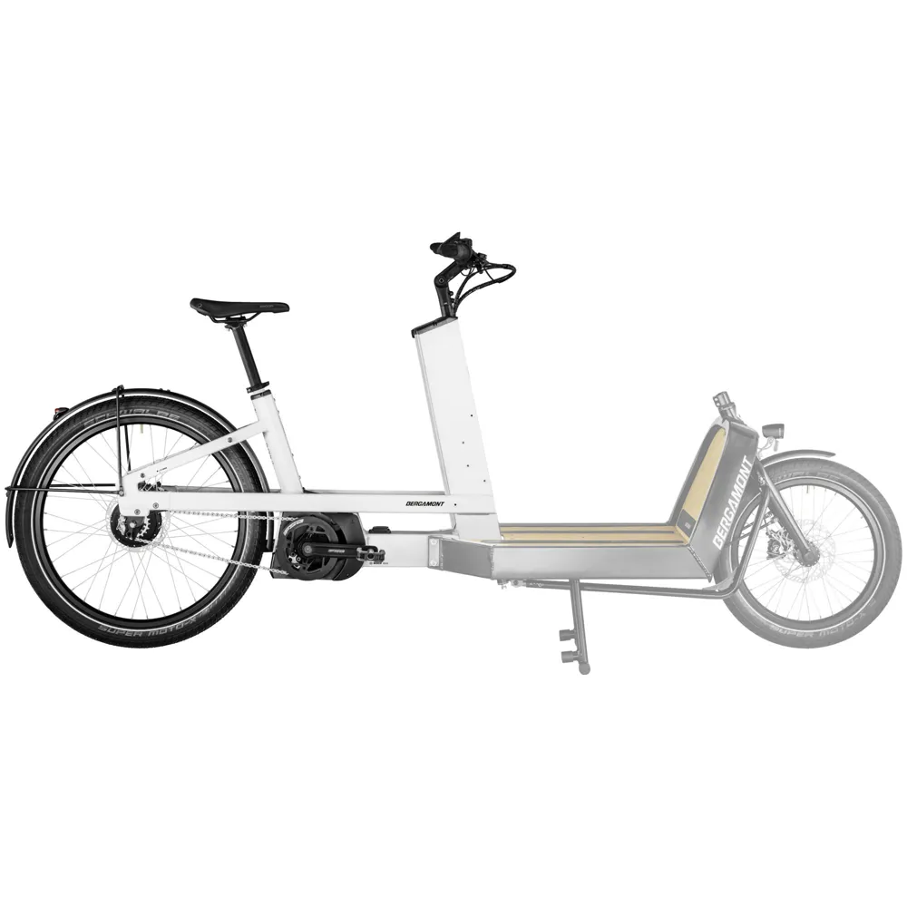 uPRISE Bikes Bergamont E-Cargoville LJ Expert 2025 Electric Cargo Bike - Shiny White | Price match, 365 day return s, 18-Month Warranty, Finance Available & Free UK Delivery