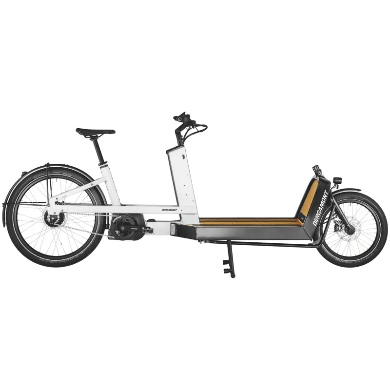 Bergamont E-Cargoville LJ Expert 2025 Electric Cargo Bike - Shiny White-2