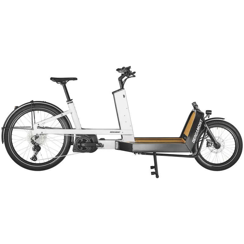 Bergamont E-Cargoville LJ Edition 2025 Electric Cargo Bike - Shiny White-1