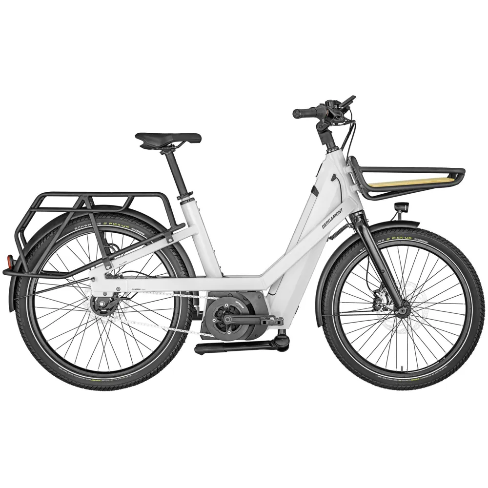 uPRISE Bikes Bergamont E-Cargoville Bakery Expert 2025 Electric Cargo Bike - White | Price match, 365 day return s, 18-Month Warranty, Finance Available & Free UK Delivery