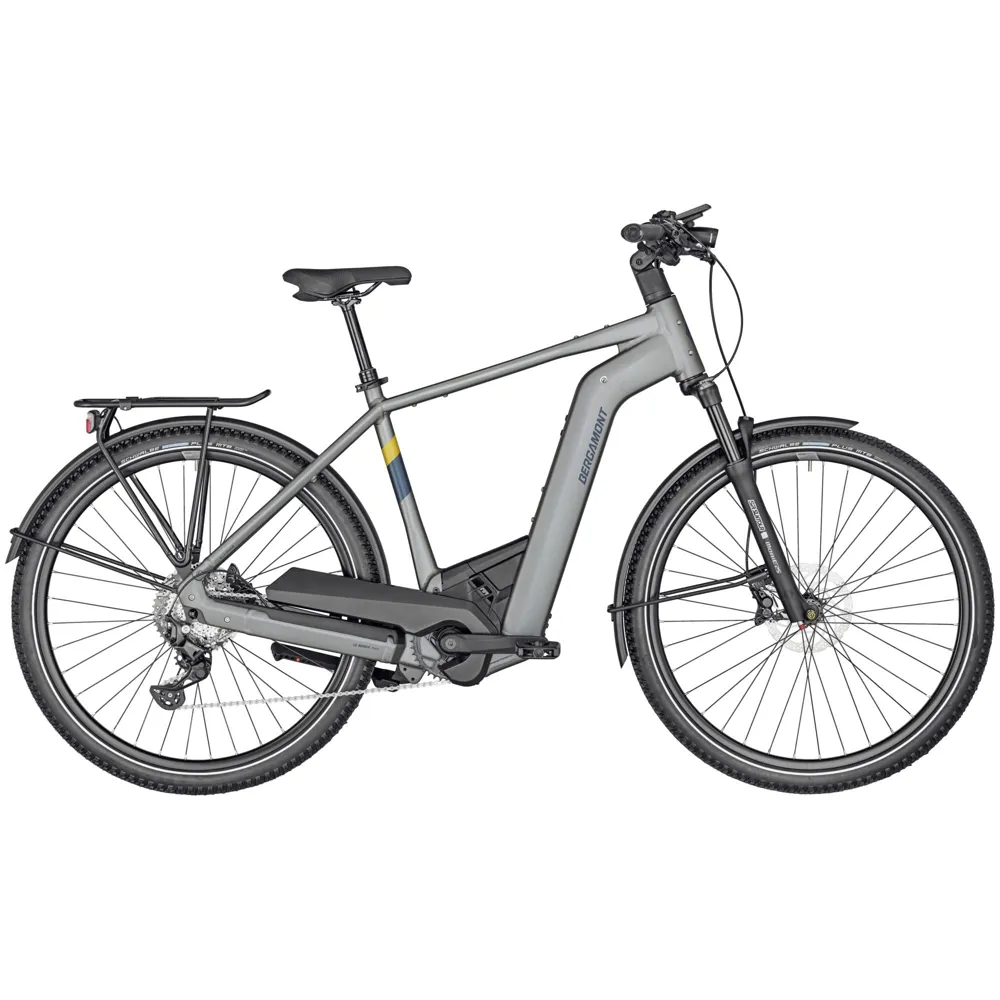 uPRISE Bikes Bergamont E-Horizon Premium SUV Gent 2025 Electric Bike -Chrome Silver | Price match, 365 day return s, 18-Month Warranty, Finance Available & Free UK Delivery