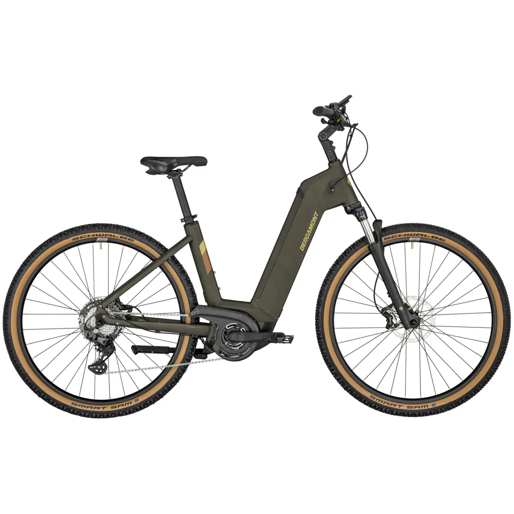 uPRISE Bikes Bergamont E-Horizon SUV Cross Wave 2025 Electric Bike - Olive Green | Price match, 365 day return s, 18-Month Warranty, Finance Available & Free UK Delivery