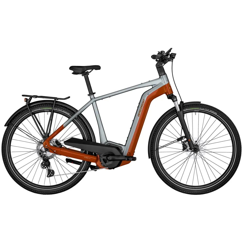 uPRISE Bikes Bergamont E-Horizon Edition LTD Gent 2025 Electric Bike - Silver/Orange | Price match, 365 day return s, 18-Month Warranty, Finance Available & Free UK Delivery