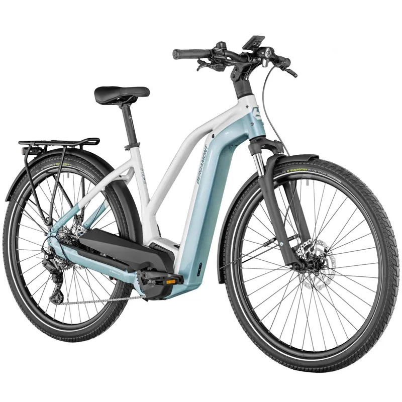 Bergamont E-Horizon Edition LTD Lady 2025 Electric Bike - White/Blue-1