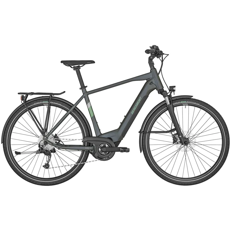 Bergamont E-Horizon Tour 5 Gent 2025 Electric Bike - Matt Bluish Grey