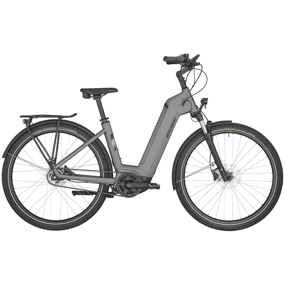 uPRISE Bikes Bergamont E-Horizon N5e FH Belt Wave 2025 Electric Bike - Titanium | Price match, 365 day return s, 18-Month Warranty, Finance Available & Free UK Delivery