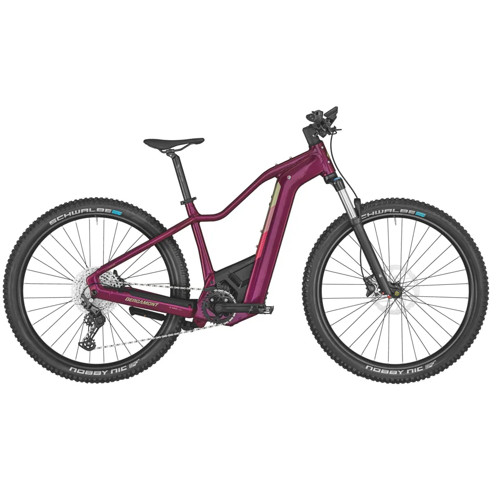 uPRISE Bikes Bergamont E-Revox Pro FMN 29er+ 2025 Electric MTB - Shiny Mulberry Red | Price match, 365 day return s, 18-Month Warranty, Finance Available & Free UK Delivery
