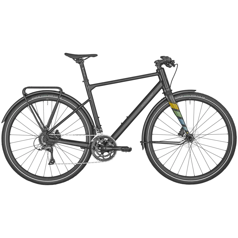 uPRISE Bikes Bergamont Sweep 4 EQ 2025 Flat Bar Road Bike - Shiny Flaky Black | Price match, 365 day return s, 18-Month Warranty, Finance Available & Free UK Delivery