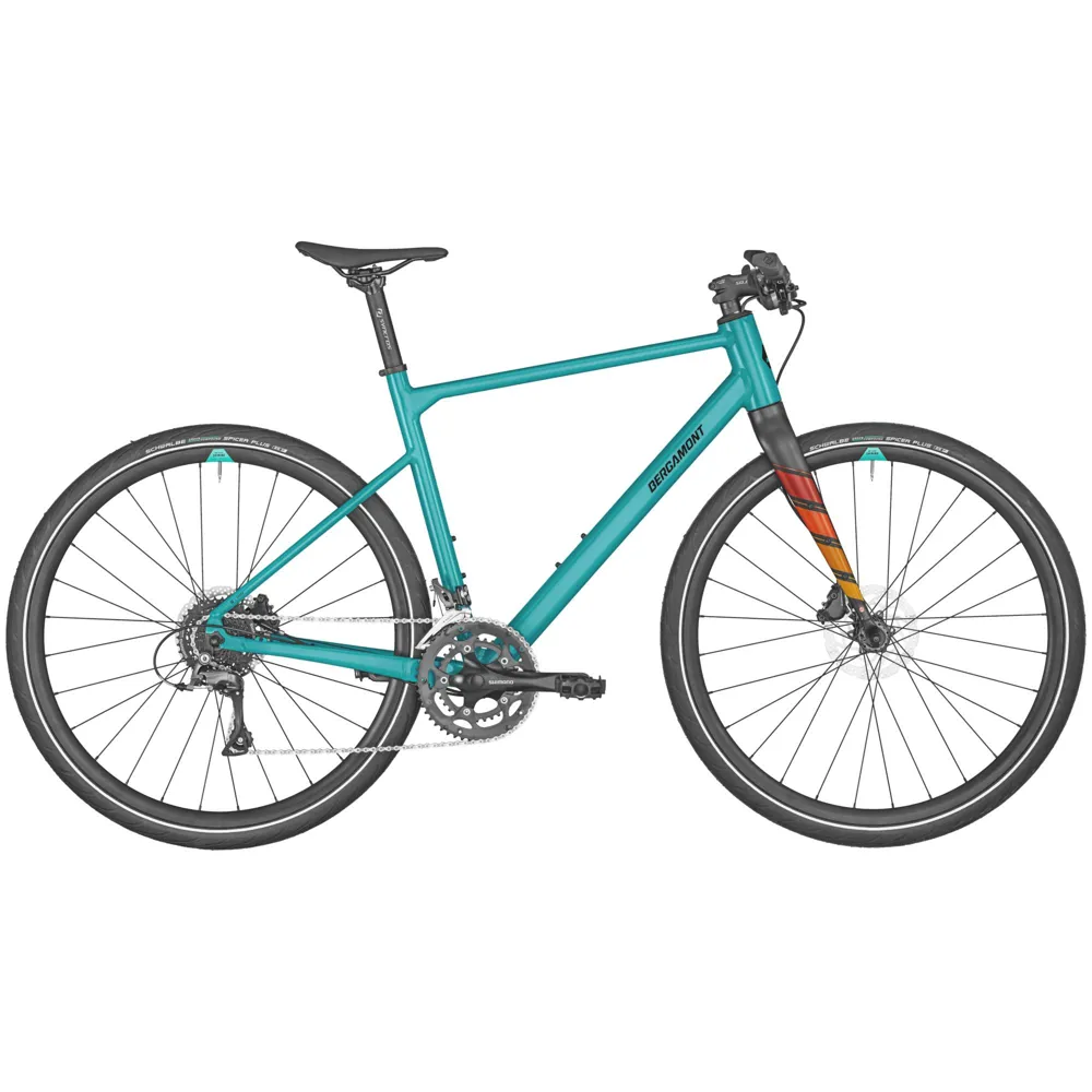 uPRISE Bikes Bergamont Sweep 4 2024 Hybrid Bike - Ice Blue | Price match, 365 day return s, 18-Month Warranty, Finance Available & Free UK Delivery