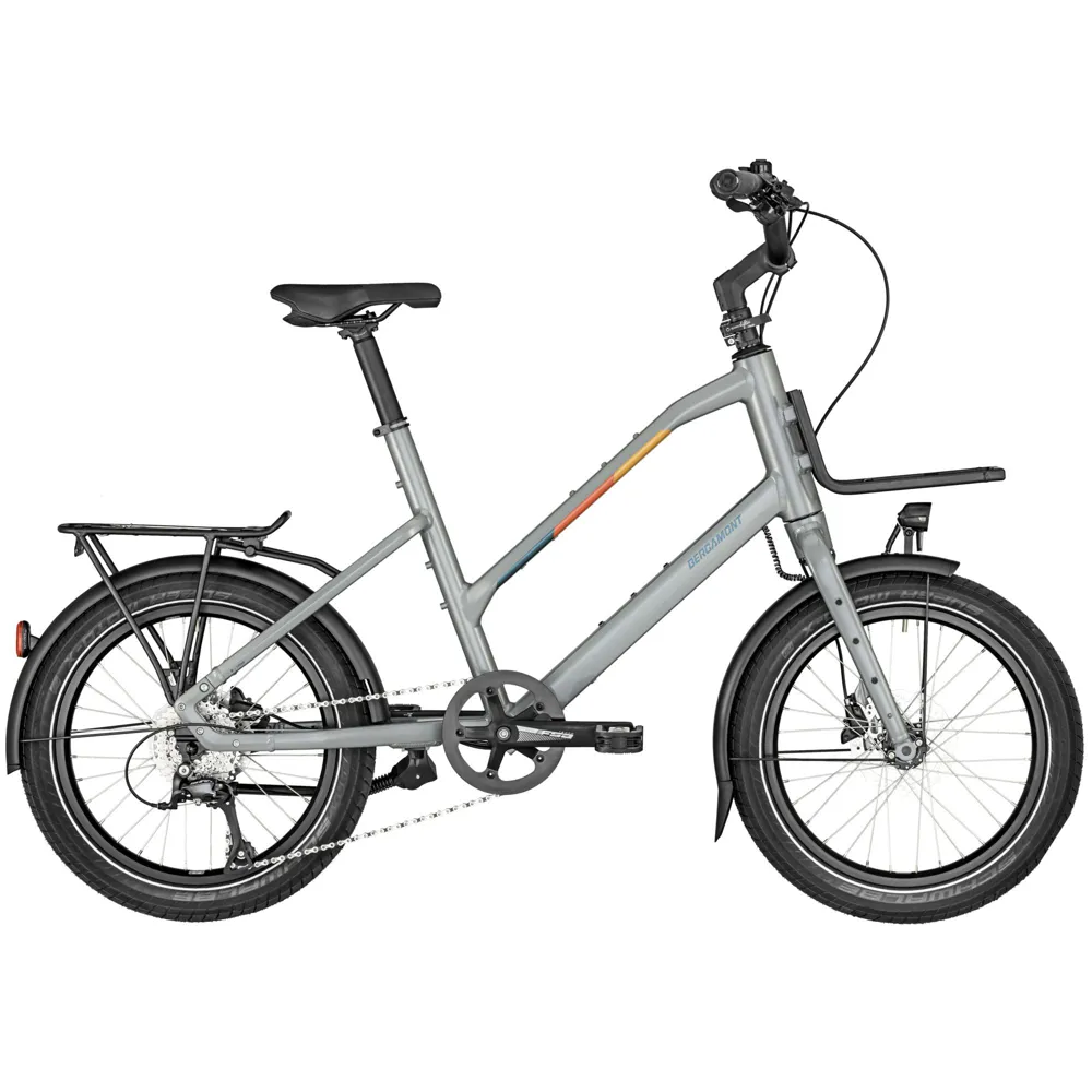 uPRISE Bikes Bergamont Hans- On 2025 Hybrid Bike - Shiny Mortar Grey | Price match, 365 day return s, 18-Month Warranty, Finance Available & Free UK Delivery