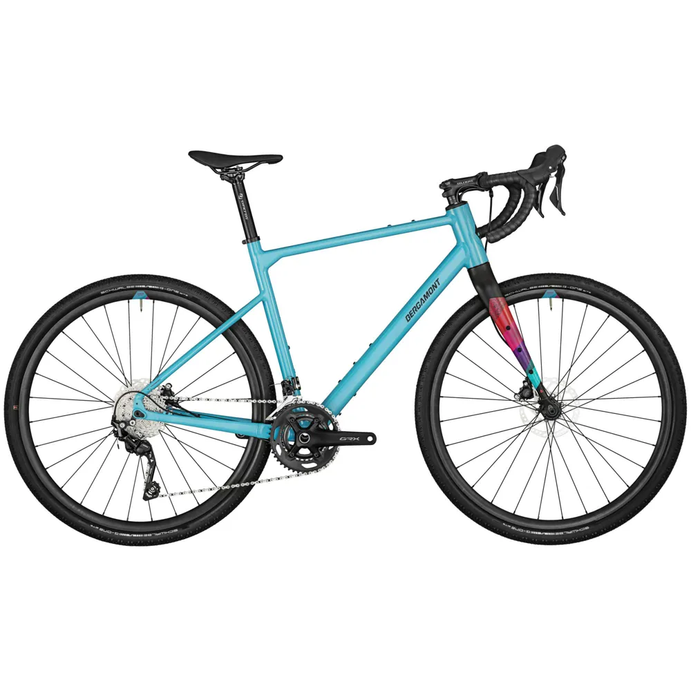 uPRISE Bikes Bergamont Grandurance 6 FMN 2025 Gravel Road Bike - Shiny Ice Blue | Price match, 365 day return s, 18-Month Warranty, Finance Available & Free UK Delivery