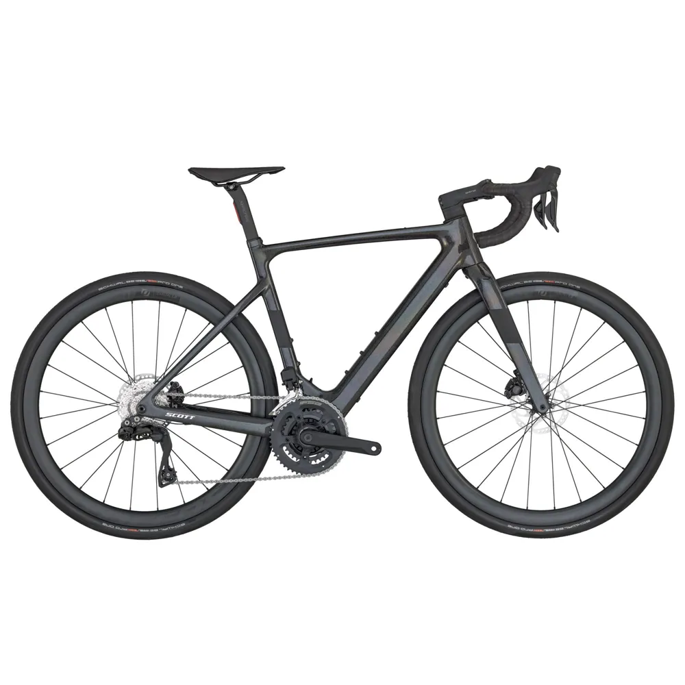 uPRISE Bikes Scott Solace eRIDE 20 2025 Electric Gravel Road Bike - Black | Price match, 365 day return s, 18-Month Warranty, Finance Available & Free UK Delivery
