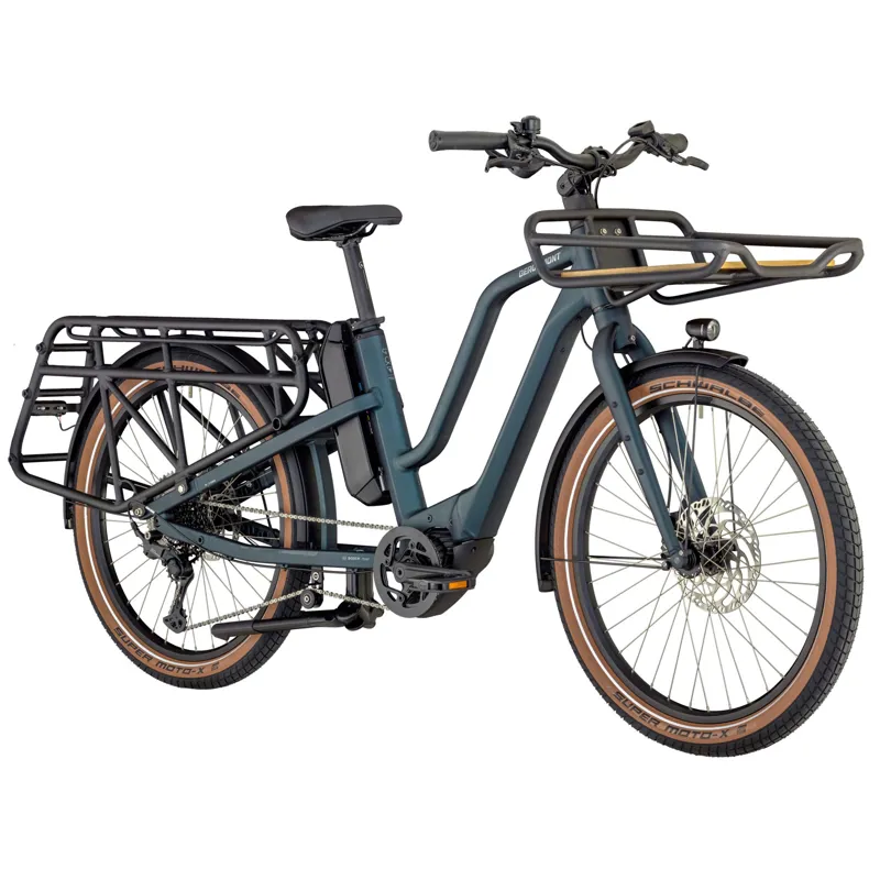 Bergamont E-Cargoville LT Edition 2025 Electric Cargo Bike - Petrol-1