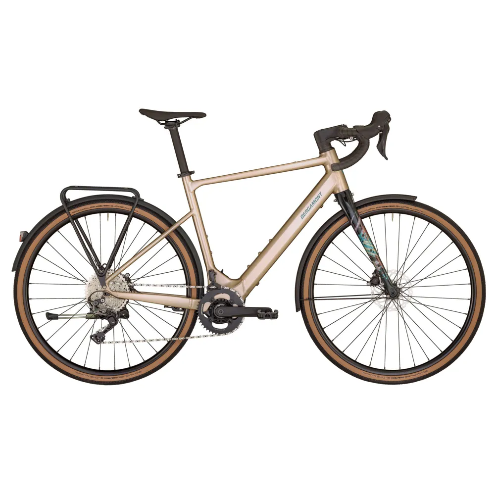 uPRISE Bikes Bergamont E-Grandurance RD 8 2025 Electric Gravel Bike - Flaky Beige | Price match, 365 day return s, 18-Month Warranty, Finance Available & Free UK Delivery