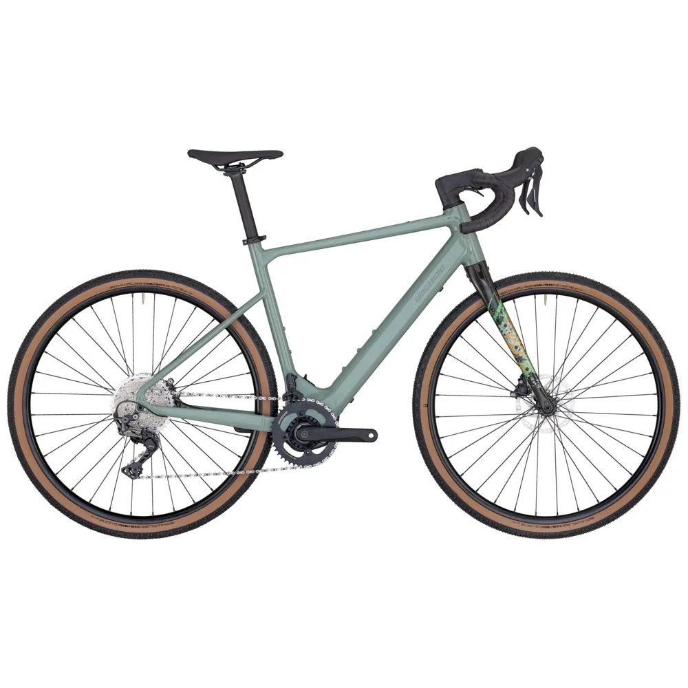 uPRISE Bikes Bergamont E-Grandurance 7 2025 Electric Gravel Bike - Rainy Green | Price match, 365 day return s, 18-Month Warranty, Finance Available & Free UK Delivery