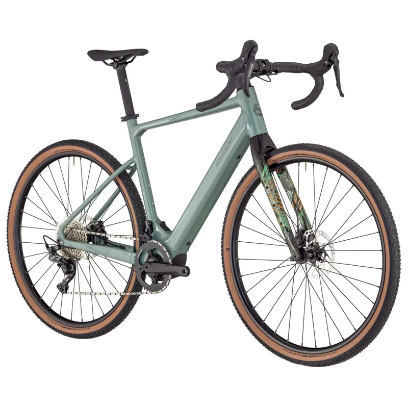 Bergamont E-Grandurance 7 2025 Electric Gravel Bike - Rainy Green-1
