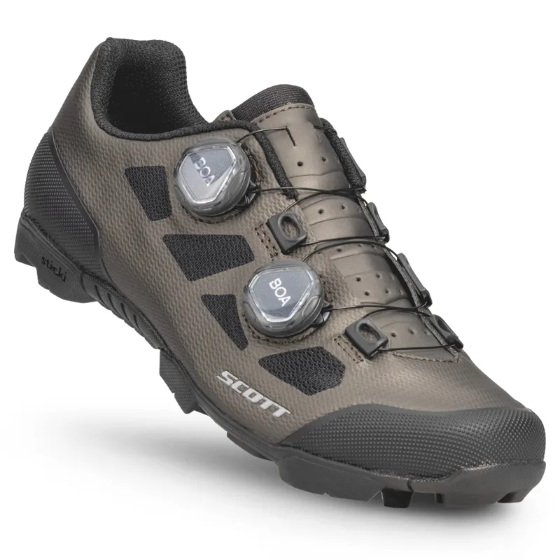 Scott Vertec BOA Women's MTB Shoes - Dark Bronze/Black